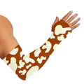 Chocolate And Milk Cow Print Sun Protection Arm Sleeves