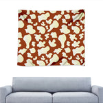 Chocolate And Milk Cow Print Tapestry