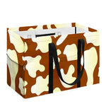 Chocolate And Milk Cow Print Utility Tote Bag
