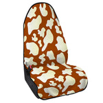 Chocolate And Milk Cow Print Waterproof Car Seat Cover