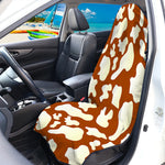 Chocolate And Milk Cow Print Waterproof Car Seat Cover