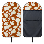 Chocolate And Milk Cow Print Waterproof Car Seat Cover