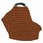 Chocolate Bar Pattern Print Baby Seat Cover
