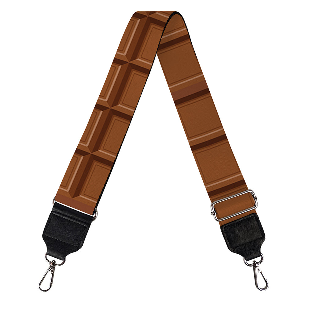 Chocolate Bar Pattern Print Bag Strap