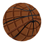 Chocolate Bar Pattern Print Basketball