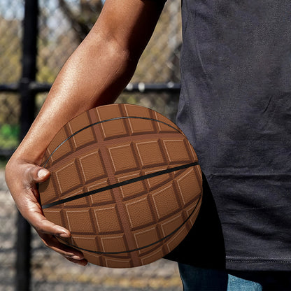 Chocolate Bar Pattern Print Basketball