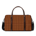 Chocolate Bar Pattern Print Duffel Bag