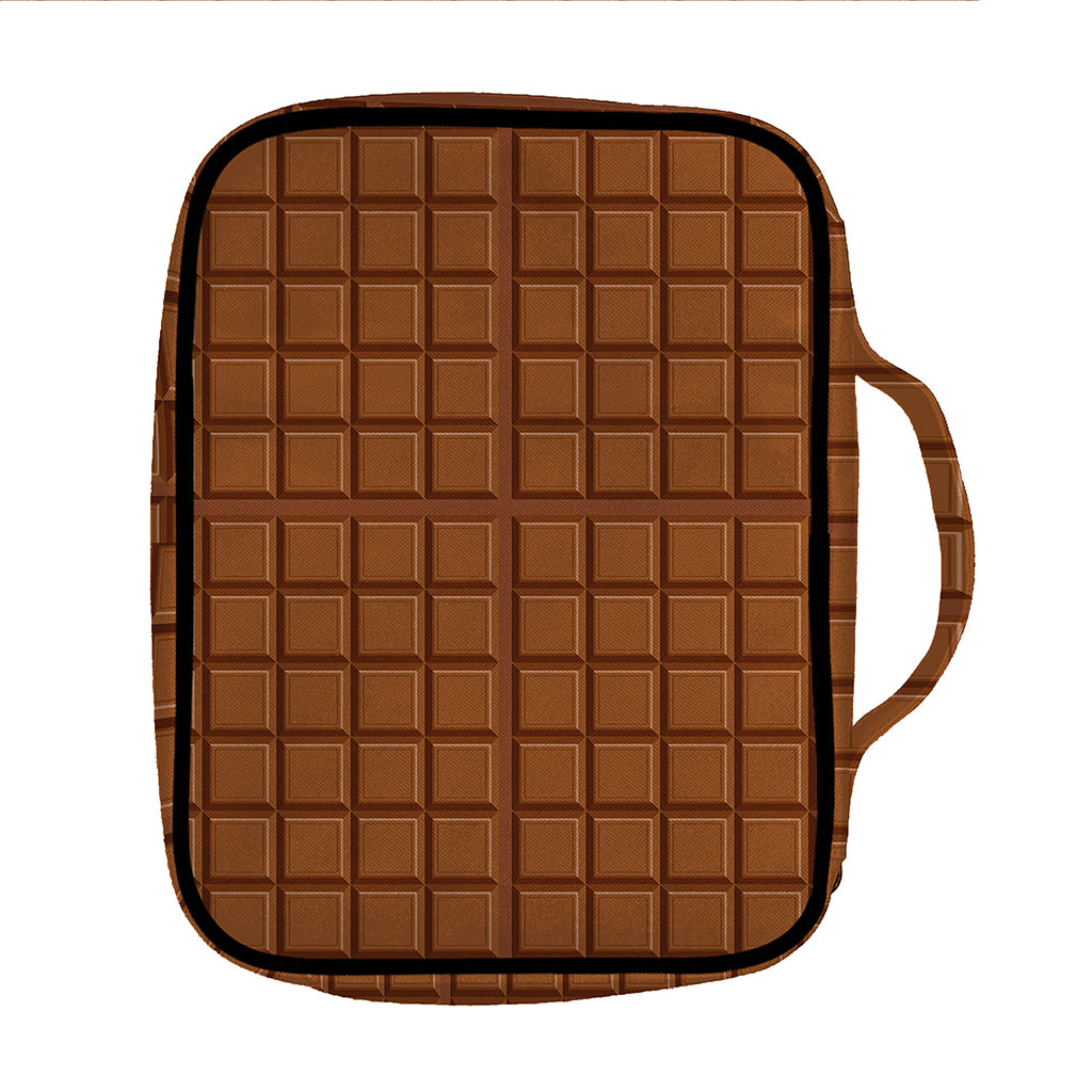 Chocolate Bar Pattern Print Front Pocket Bible Bag