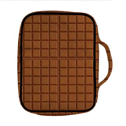 Chocolate Bar Pattern Print Front Pocket Bible Bag
