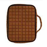 Chocolate Bar Pattern Print Front Pocket Bible Bag