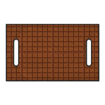 Chocolate Bar Pattern Print Golf Cart Seat Cover