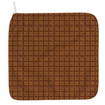 Chocolate Bar Pattern Print Hand Towel