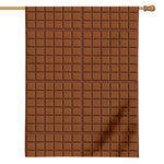 Chocolate Bar Pattern Print House Flag