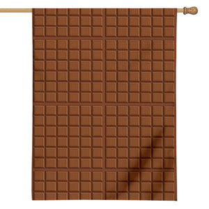 Chocolate Bar Pattern Print House Flag