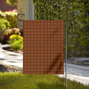 Chocolate Bar Pattern Print House Flag