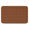 Chocolate Bar Pattern Print Indoor Door Mat