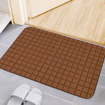 Chocolate Bar Pattern Print Indoor Door Mat