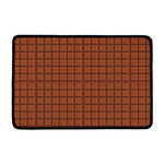 Chocolate Bar Pattern Print Kitchen Mat