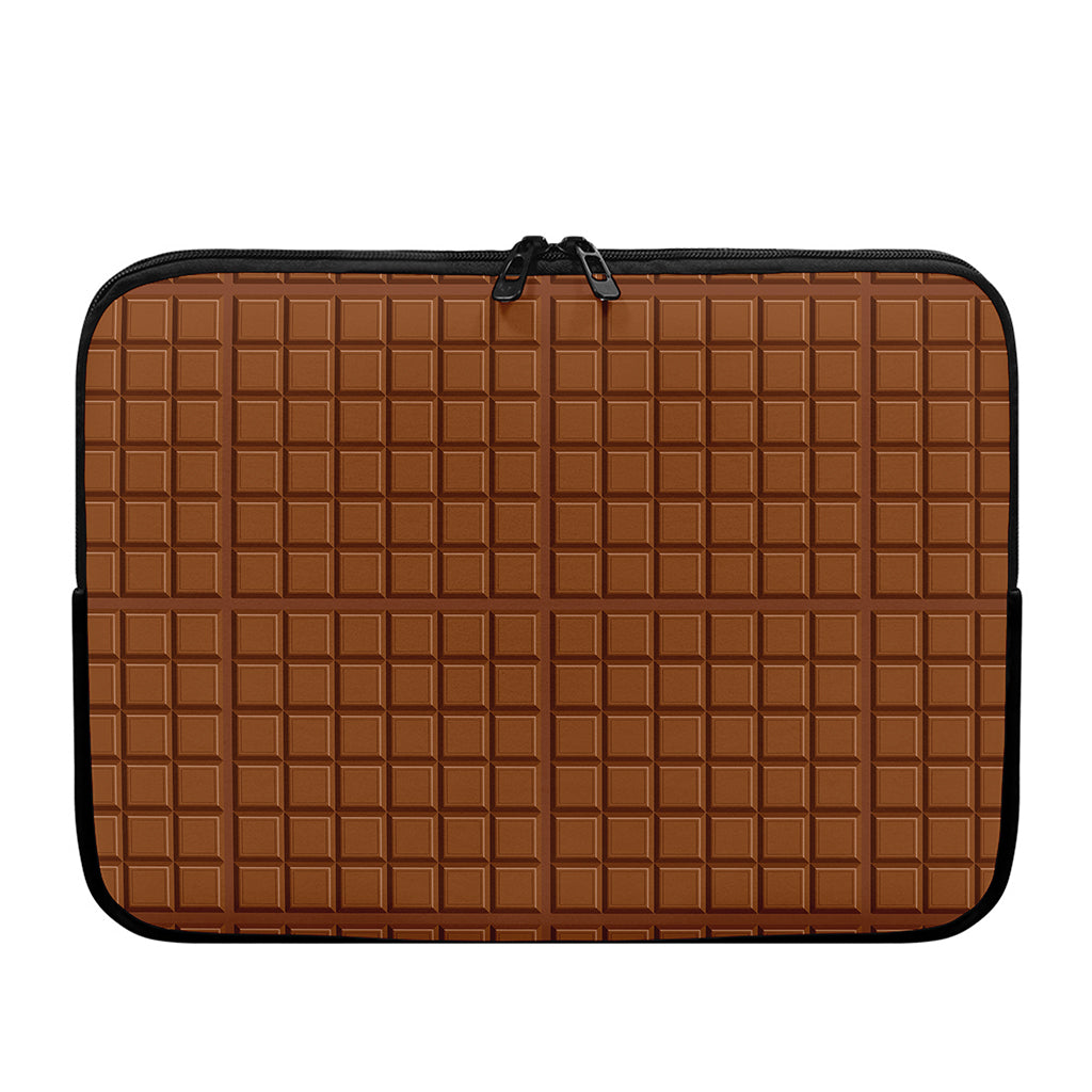 Chocolate Bar Pattern Print Laptop Sleeve