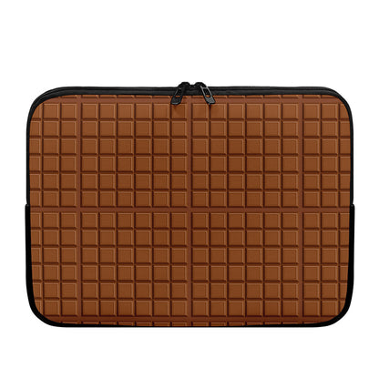 Chocolate Bar Pattern Print Laptop Sleeve