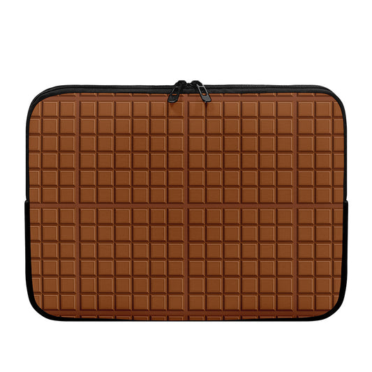 Chocolate Bar Pattern Print Laptop Sleeve