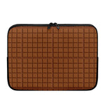 Chocolate Bar Pattern Print Laptop Sleeve