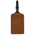 Chocolate Bar Pattern Print Luggage Tag