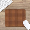 Chocolate Bar Pattern Print Mouse Pad