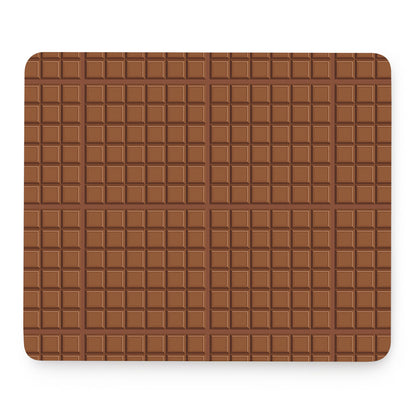 Chocolate Bar Pattern Print Mouse Pad