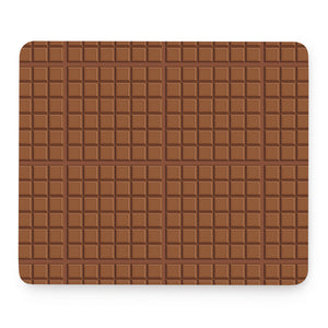 Chocolate Bar Pattern Print Mouse Pad