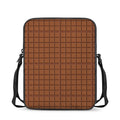 Chocolate Bar Pattern Print Rectangular Crossbody Bag