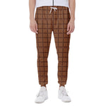 Chocolate Bar Pattern Print Scuba Joggers