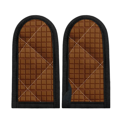 Chocolate Bar Pattern Print Skillet Handle Cover