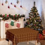 Chocolate Bar Pattern Print Tablecloth