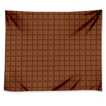 Chocolate Bar Pattern Print Tapestry