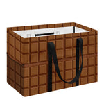 Chocolate Bar Pattern Print Utility Tote Bag
