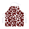 Chocolate Brown And White Cow Print Adjustable Apron