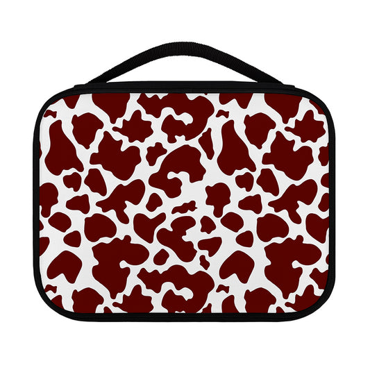 Chocolate Brown And White Cow Print Classic Bible Case