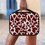 Chocolate Brown And White Cow Print Classic Bible Case