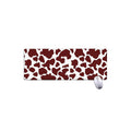 Chocolate Brown And White Cow Print Extended Mouse Pad