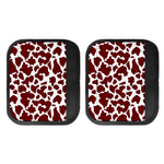 Chocolate Brown And White Cow Print Handle Covers