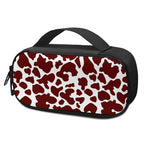 Chocolate Brown And White Cow Print Insulin Cooler Travel Case