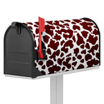 Chocolate Brown And White Cow Print Mailbox Cover