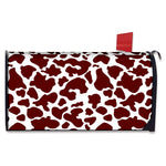 Chocolate Brown And White Cow Print Mailbox Cover