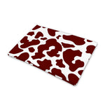 Chocolate Brown And White Cow Print Pet Cooling Mat Cover