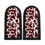 Chocolate Brown And White Cow Print Skillet Handle Cover