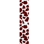 Chocolate Brown And White Cow Print Table Runner
