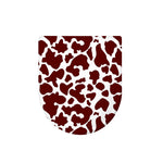 Chocolate Brown And White Cow Print Toilet Lid Cover