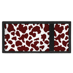Chocolate Brown And White Cow Print Trifold Wallet