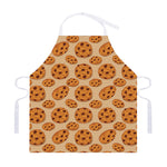 Chocolate Chip Cookie Pattern Print Adjustable Apron